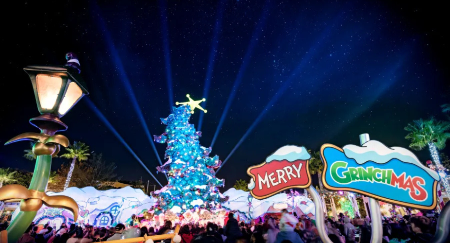 Programul Universal Studios Hollywood în timpul iernii 