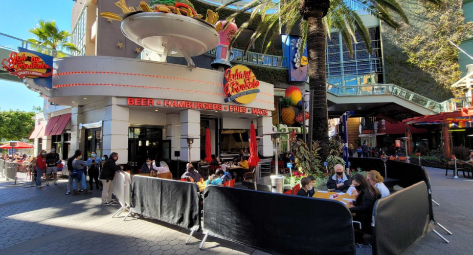 Рестораны и магазины в Universal Studio Hollywood