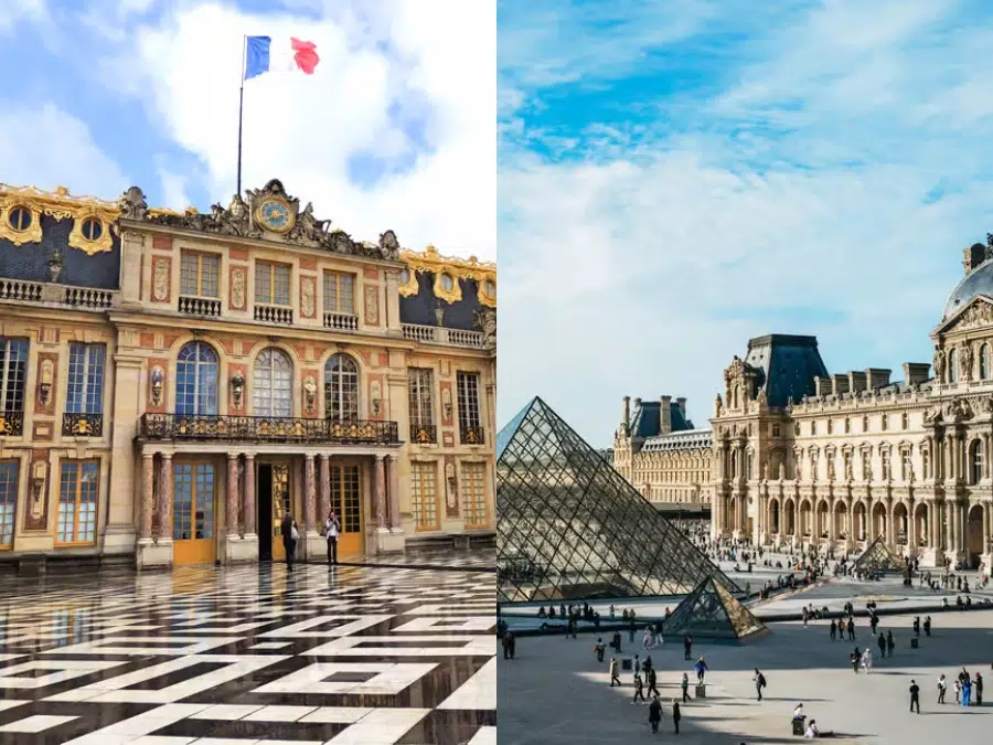 Louvre vagy Versailles a palotában