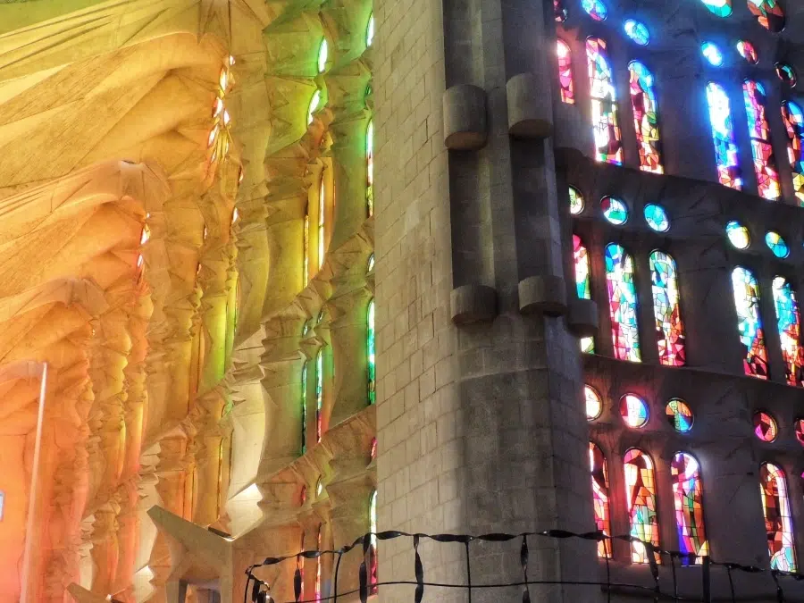 Vitrales en el interior